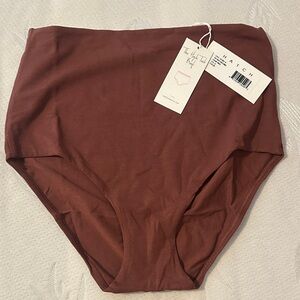 Hatch Chocolate High-Waisted Briefs
